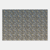 Ombre Leopard Prints Geschenkpapier Set (Vorderseite)