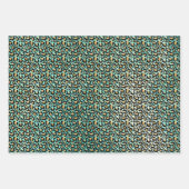 Ombre Leopard Prints Geschenkpapier Set (Vorderseite 3)