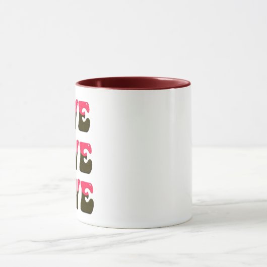 Ombre-Liebe Tasse (Zentrum)