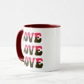 Ombre-Liebe Tasse (Vorderseite Links)