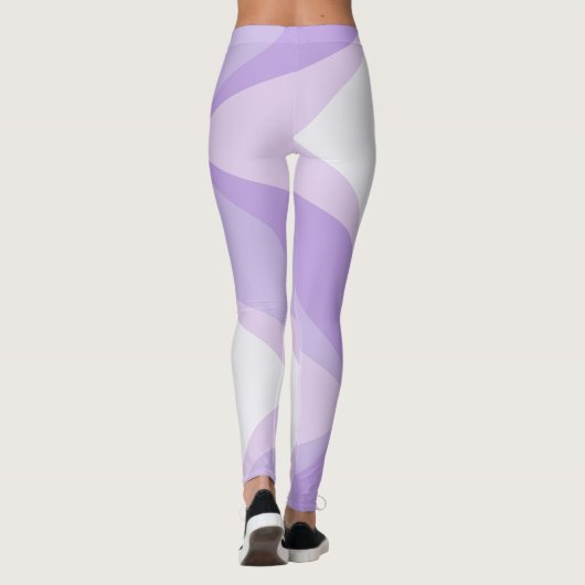 Ombre Lila Curve | Yoga-Leggings Leggings (Rückseite)