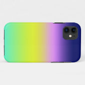 Ombre lila-gelbe Frühlingsfarbenrippe Case-Mate iPhone Hülle (Rückseite (Horizontal))