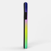 Ombre lila-gelbe Frühlingsfarbenrippe Case-Mate iPhone Hülle (Hinten/Rechts)