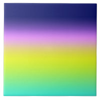 Ombre lila-gelbe Frühlingsfarbenrippe