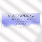 Ombre Lila Watercolor Minimalistisch Business Bann Banner