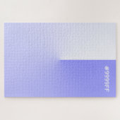 Ombre Lilac und White Gradient Schwierigkeit Puzzle (Horizontal)