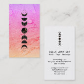 *~* Ombre Lunar Kosmischer Mond Phasing Universe S Visitenkarte (Vorne/Hinten)