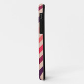 Ombre Magenta Zickzack Stripes iPhone 5 Fall Case-Mate iPhone Hülle (Hinten/Links)