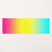 Ombre Magical Rainbow Colors Yogamatte (Vorderseite (Horizontal))