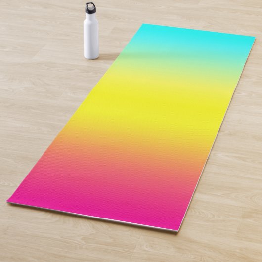 Ombre Magical Rainbow Colors Yogamatte (Beispiel)