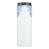 Ombre Mandala Inhale Confidence Exhale Doubt Yoga Thermosbecher (Rückseite)