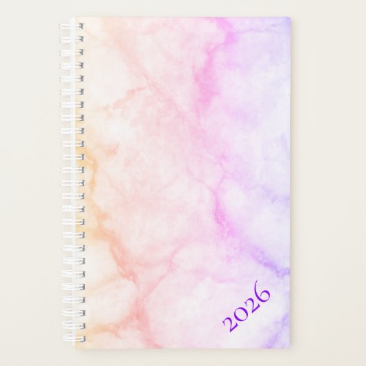 Ombre Marble 2023 Planner Planer (Vorderseite)