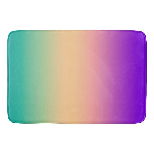 Ombre , mehrfarbig badematte (Vorderseite)