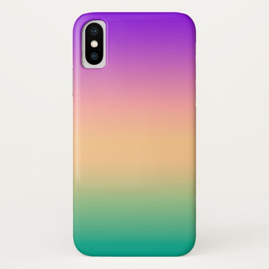 Ombre , mehrfarbig Case-Mate iPhone hülle (Rückseite)