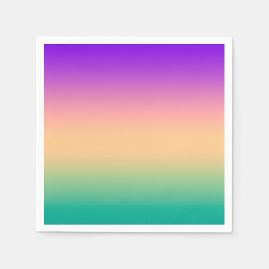 Ombre , mehrfarbig serviette (Vorderseite)