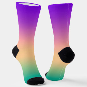 Ombre , mehrfarbig socken