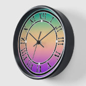Ombre , mehrfarbig uhr (Winkel)