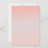 Ombre Mermaids Einladung (Rückseite)