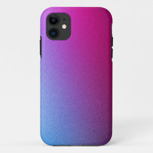 Ombre metallischer rosa lila blauer Case-Mate iPhone hülle