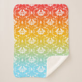 Ombre mit Damask Sherpadecke (Vorderseite)