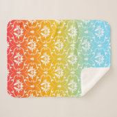 Ombre mit Damask Sherpadecke (Vorderseite (Horizontal))