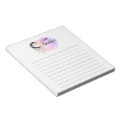 *~* Ombre Moon Boho Gratitude List ICH BIN DANKFUL Notizblock (angewinkelt)