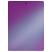 Ombre Moonlight Double Strip blau lila Klemmbrett (Rückseite)