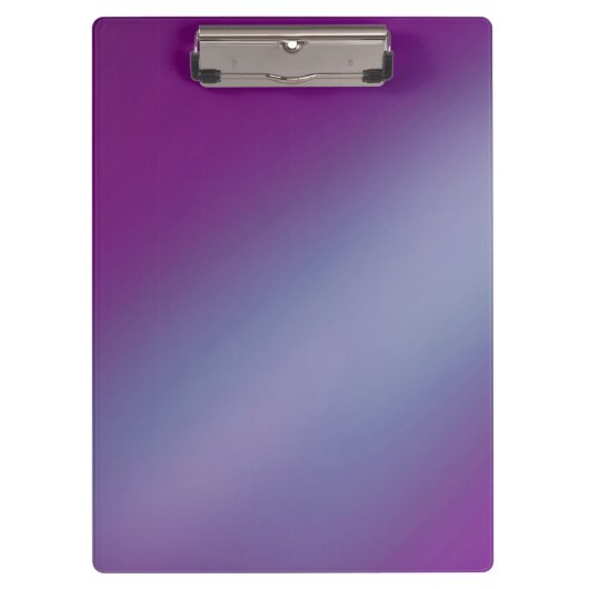 Ombre Moonlight Double Strip blau lila Klemmbrett (Vorderseite)