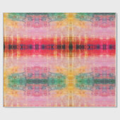Ombre Muster Wrapping Paper Geschenkpapier (Flach)