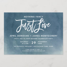 Ombre Nichts Extravagant nur Liebe Brush Typografi