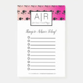 Ombre Niedlich Cats Pink Post-it Klebezettel (Vorderseite)