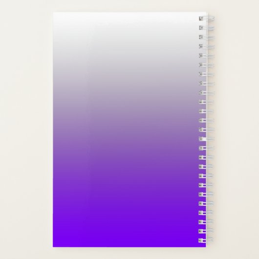 Ombre Notebook Notizblock (Rückseite)