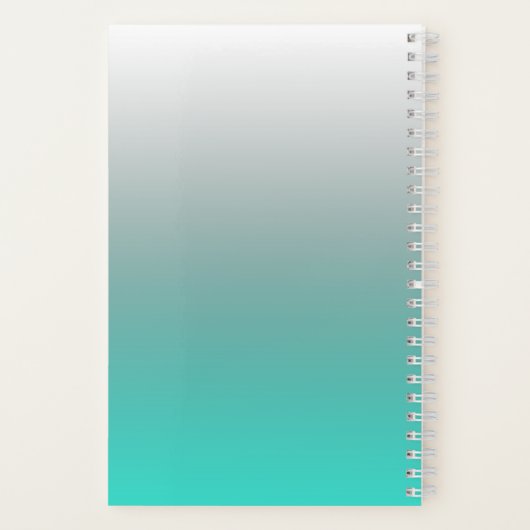 Ombre Notebook Notizblock (Rückseite)