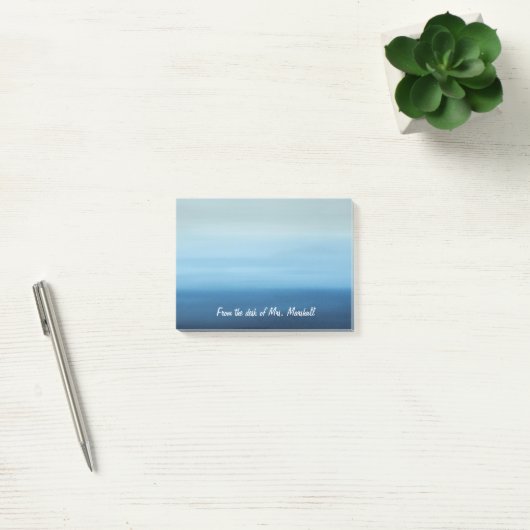 Ombre Ozean-personalisierte Post-Itanmerkungen Post-it Klebezettel (Büro)