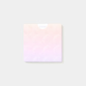 Ombre Pastel Graphic Design Personalisiert Post-it Klebezettel (Vorderseite)