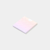 Ombre Pastel Graphic Design Personalisiert Post-it Klebezettel (angewinkelt)