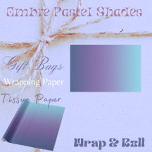 Ombre Pastel Shades Tissue Paper