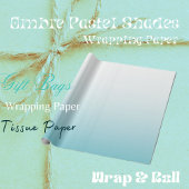 Ombre Pastel Shades Wrapping Paper Geschenkpapier