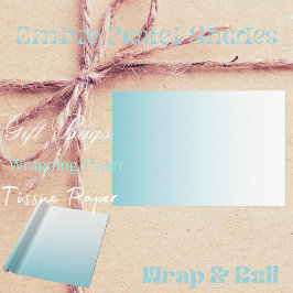 Ombre Pastel Shades Wrapping Paper Geschenkpapier