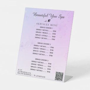 *~* Ombre Patel Rainbow Table Pedestzeichen Sockelschild