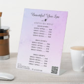 *~* Ombre Patel Rainbow Table Pedestzeichen Sockelschild (In SItu)