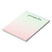 Ombre Personalisiert Notepad Notizblock (Rotiert)
