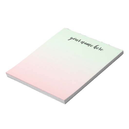 Ombre Personalisiert Notepad Notizblock (Rotiert)