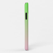 Ombre Pink bis Lime Green Case-Mate iPhone Hülle (Hinten/Rechts)