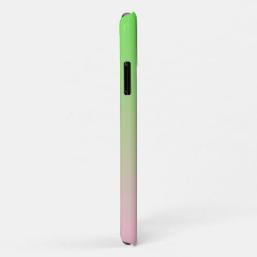 Ombre Pink bis Lime Green Case-Mate iPhone Hülle (Hinten/Rechts)