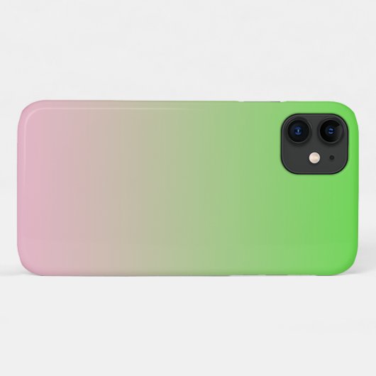 Ombre Pink bis Lime Green Case-Mate iPhone Hülle (Rückseite (Horizontal))
