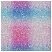 Ombre Pink Blue Glitzer Sparkle Shine Stoff (Nahaufnahme)