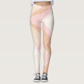 Ombre Pink Curve | Yoga-Leggings Leggings (Vorderseite)