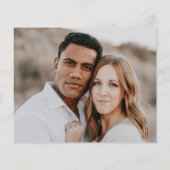 Ombre Pink Elegant Handgeschriebenes Foto WEDDING (Rückseite)