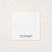 Ombre Pink hinzufügen Ihre Logokombination Ohrring (Rückseite)